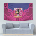 AFL Lions Football Tapestry Brisbane Premiers Back To Back Proud - Aussie Hoodie