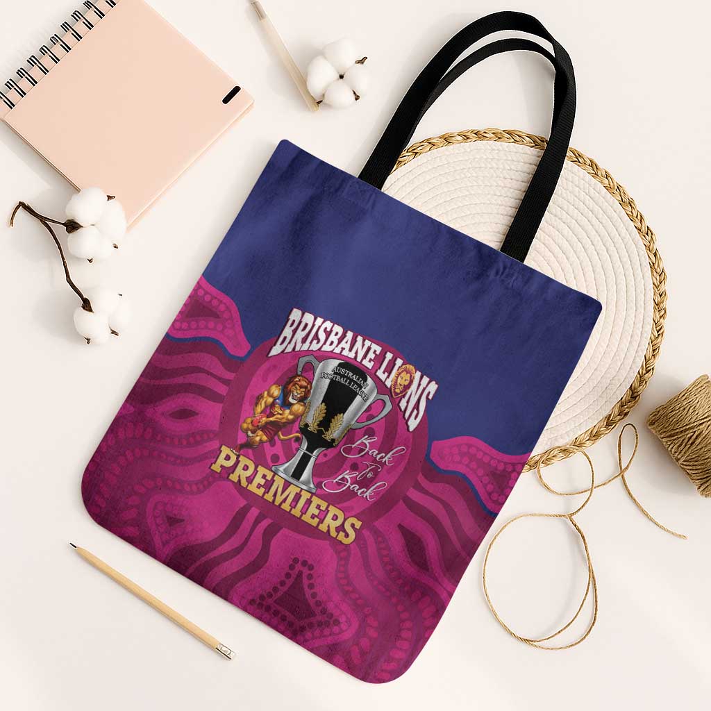 AFL Lions Football Tote Bag Brisbane Premiers Back To Back Proud - Aussie Hoodie