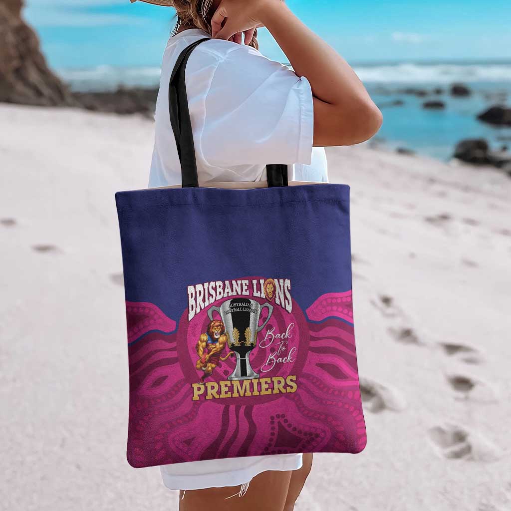 AFL Lions Football Tote Bag Brisbane Premiers Back To Back Proud - Aussie Hoodie