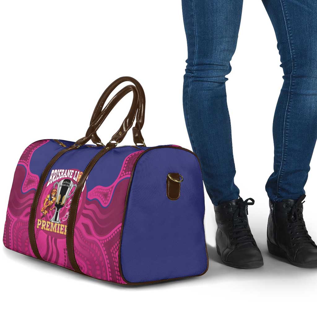 AFL Lions Football Travel Bag Brisbane Premiers Back To Back Proud - Aussie Hoodie