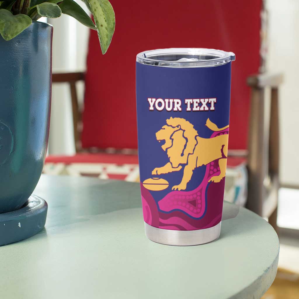 AFL Lions Football Custom Tumbler Cup Brisbane Premiers Back To Back Proud - Aussie Hoodie