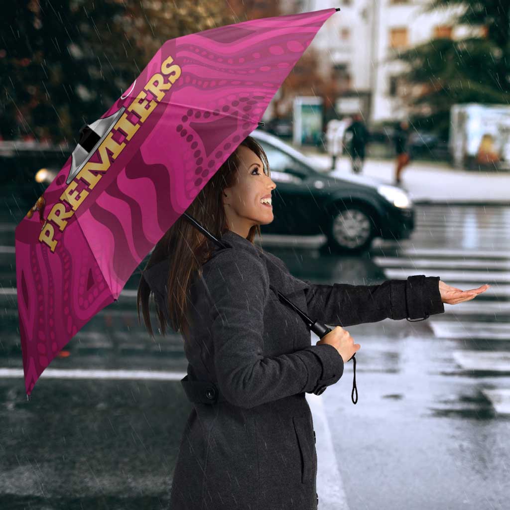 AFL Lions Football Umbrella Brisbane Premiers Back To Back Proud - Aussie Hoodie