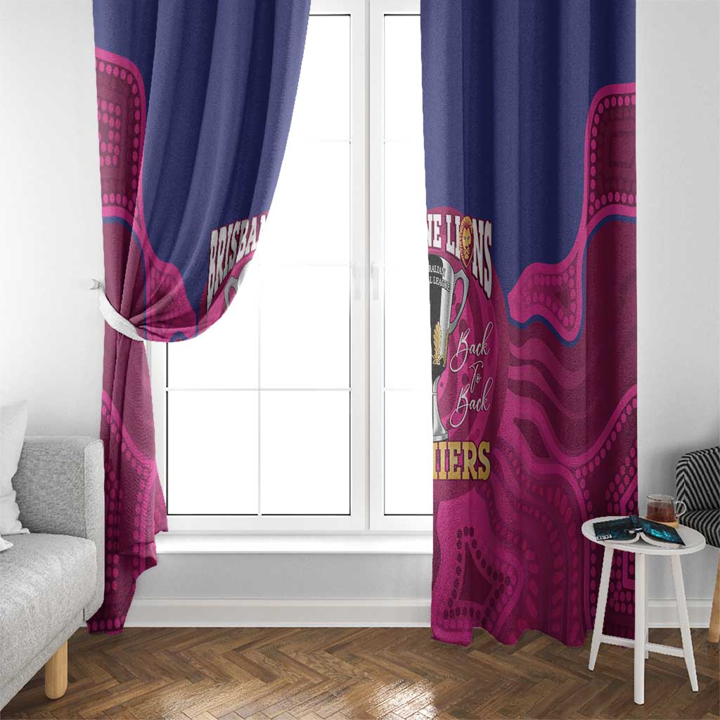 AFL Lions Football Window Curtain Brisbane Premiers Back To Back Proud - Aussie Hoodie