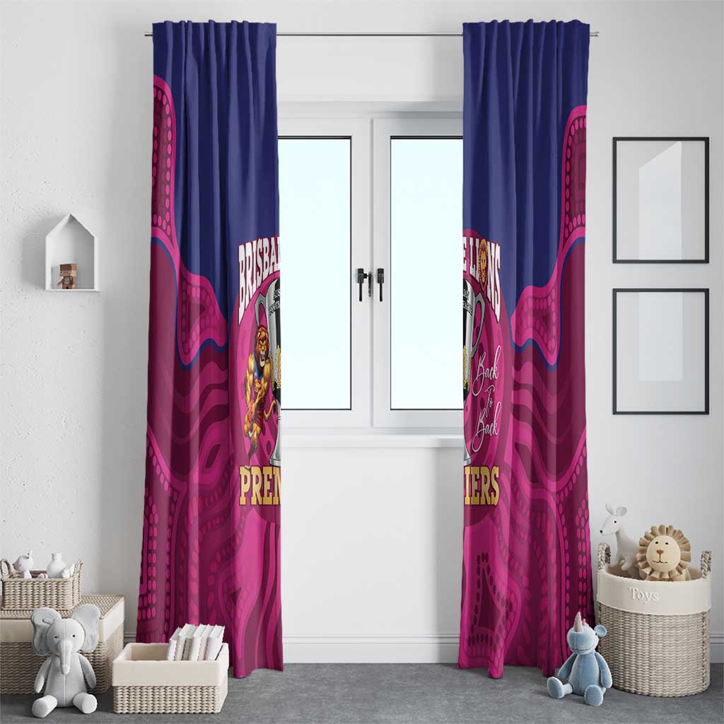 AFL Lions Football Window Curtain Brisbane Premiers Back To Back Proud - Aussie Hoodie