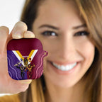 Storm And Broncos Rugby Custom AirPods Case Melbourne Brisbane Final Together Mascots Style - Aussie Hoodie