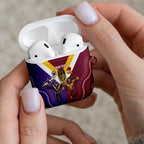 Storm And Broncos Rugby Custom AirPods Case Melbourne Brisbane Final Together Mascots Style - Aussie Hoodie