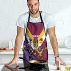 Storm And Broncos Rugby Custom Apron Melbourne Brisbane Final Together Mascots Style - Aussie Hoodie