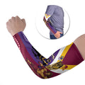 Storm And Broncos Rugby Custom Arm Sleeves Melbourne Brisbane Final Together Mascots Style - Aussie Hoodie