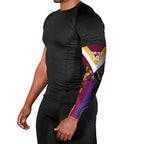 Storm And Broncos Rugby Custom Arm Sleeves Melbourne Brisbane Final Together Mascots Style - Aussie Hoodie