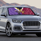 Storm And Broncos Rugby Custom Auto Sun Shade Melbourne Brisbane Final Together Mascots Style - Aussie Hoodie