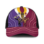 Storm And Broncos Rugby Baseball Net Cap Melbourne Brisbane Final Together Mascots Style - Aussie Hoodie