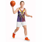 Storm And Broncos Rugby Custom Basketball Jersey Melbourne Brisbane Final Together Mascots Style - Aussie Hoodie
