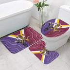 Storm And Broncos Rugby Custom Bathroom Set Melbourne Brisbane Final Together Mascots Style - Aussie Hoodie