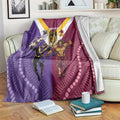 Storm And Broncos Rugby Custom Blanket Melbourne Brisbane Final Together Mascots Style - Aussie Hoodie