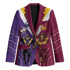 Storm And Broncos Rugby Custom Blazer Melbourne Brisbane Final Together Mascots Style - Aussie Hoodie