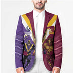 Storm And Broncos Rugby Custom Blazer Melbourne Brisbane Final Together Mascots Style - Aussie Hoodie