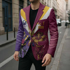 Storm And Broncos Rugby Custom Blazer Melbourne Brisbane Final Together Mascots Style - Aussie Hoodie