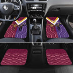 Storm And Broncos Rugby Custom Car Mats Melbourne Brisbane Final Together Mascots Style - Aussie Hoodie