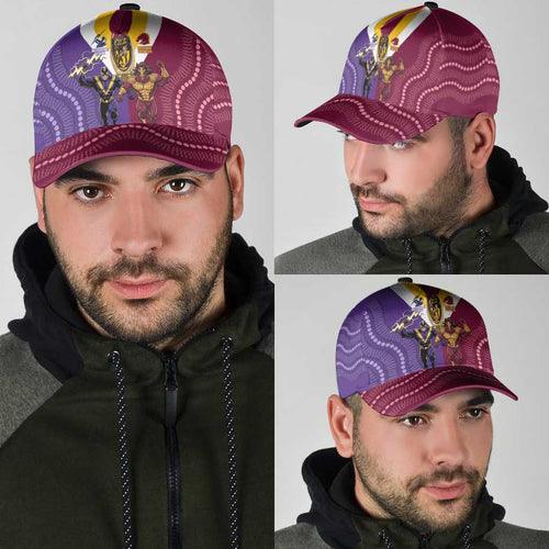 Storm And Broncos Rugby Classic Cap Melbourne Brisbane Final Together Mascots Style - Aussie Hoodie
