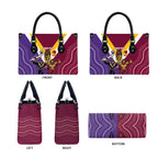 Storm And Broncos Rugby Custom Leather Bag Melbourne Brisbane Final Together Mascots Style - Aussie Hoodie