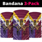 Storm And Broncos Rugby Custom Neck Gaiter Melbourne Brisbane Final Together Mascots Style - Aussie Hoodie