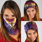 Storm And Broncos Rugby Custom Neck Gaiter Melbourne Brisbane Final Together Mascots Style - Aussie Hoodie