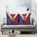 Storm And Broncos Rugby Custom Pillow Cover Melbourne Brisbane Final Together Mascots Style - Aussie Hoodie