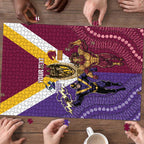 Storm And Broncos Rugby Custom Puzzle Melbourne Brisbane Final Together Mascots Style - Aussie Hoodie
