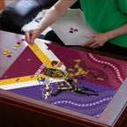 Storm And Broncos Rugby Custom Puzzle Melbourne Brisbane Final Together Mascots Style - Aussie Hoodie