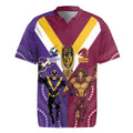 Storm And Broncos Rugby Custom Rugby Jersey Melbourne Brisbane Final Together Mascots Style - Aussie Hoodie