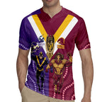 Storm And Broncos Rugby Custom Rugby Jersey Melbourne Brisbane Final Together Mascots Style - Aussie Hoodie