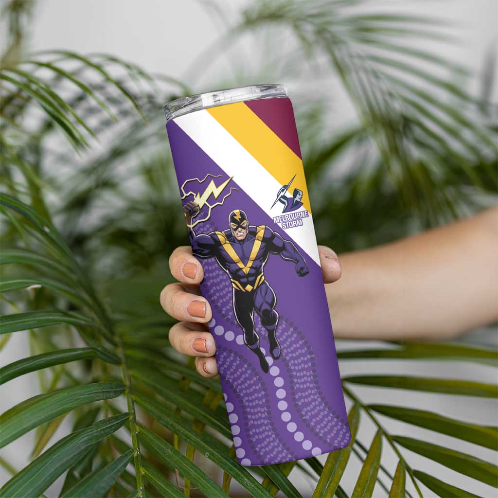 Storm And Broncos Rugby Custom Skinny Tumbler Melbourne Brisbane Final Together Mascots Style - Aussie Hoodie