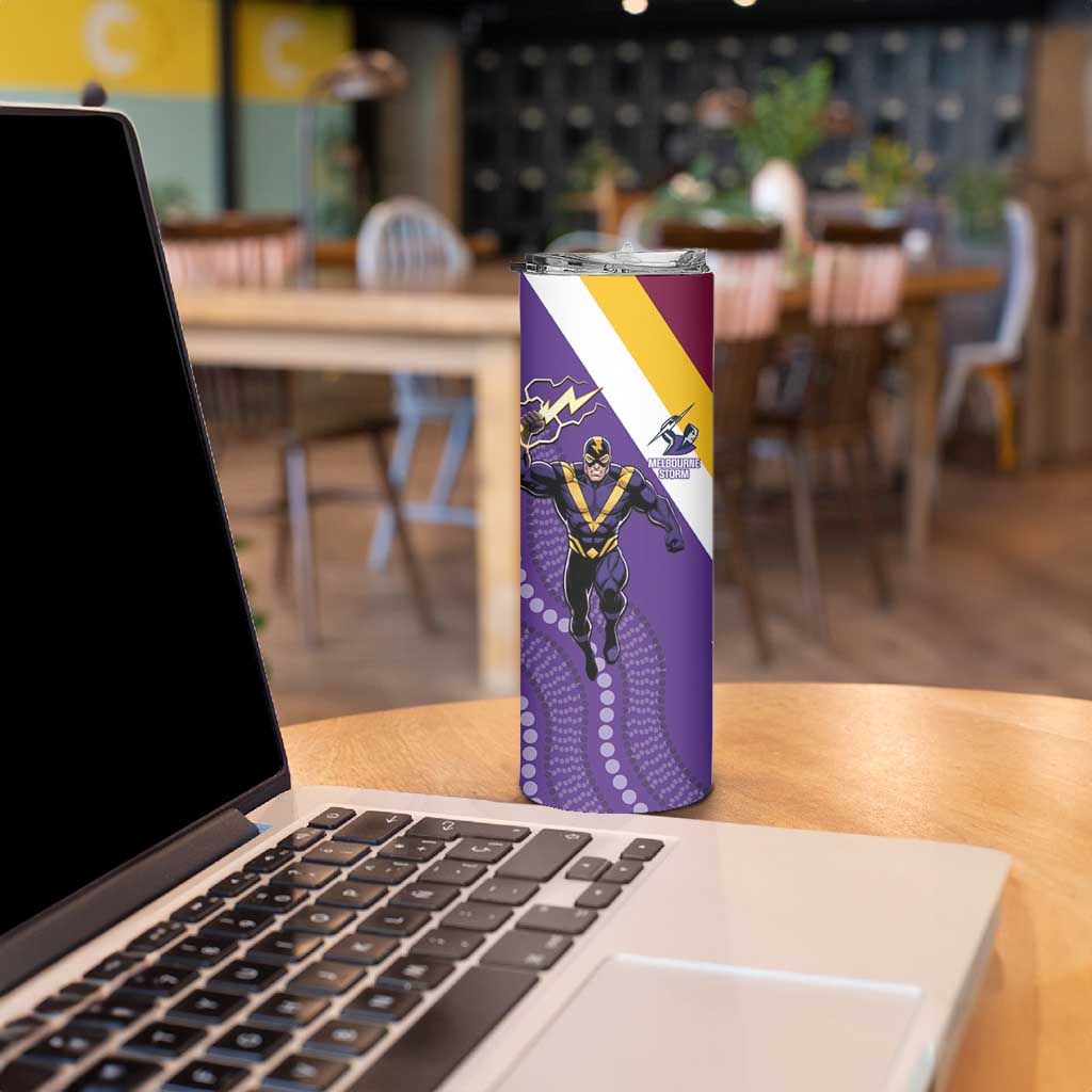 Storm And Broncos Rugby Custom Skinny Tumbler Melbourne Brisbane Final Together Mascots Style - Aussie Hoodie