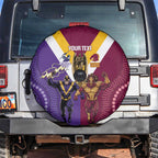 Storm And Broncos Rugby Custom Spare Tire Cover Melbourne Brisbane Final Together Mascots Style - Aussie Hoodie