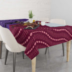 Storm And Broncos Rugby Custom Tablecloth Melbourne Brisbane Final Together Mascots Style - Aussie Hoodie