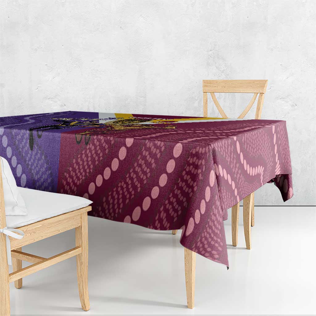 Storm And Broncos Rugby Custom Tablecloth Melbourne Brisbane Final Together Mascots Style - Aussie Hoodie