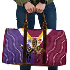 Storm And Broncos Rugby Custom Travel Bag Melbourne Brisbane Final Together Mascots Style - Aussie Hoodie