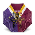 Storm And Broncos Rugby Custom Umbrella Melbourne Brisbane Final Together Mascots Style - Aussie Hoodie