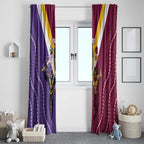 Storm And Broncos Rugby Custom Window Curtain Melbourne Brisbane Final Together Mascots Style - Aussie Hoodie