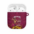 NRL Broncos Rugby Custom AirPods Case Premiers Trophy Carn The Bronx - Aussie Hoodie