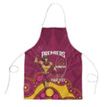 NRL Broncos Rugby Custom Apron Premiers Trophy Carn The Bronx - Aussie Hoodie