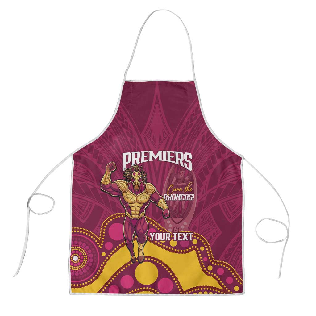 NRL Broncos Rugby Custom Apron Premiers Trophy Carn The Bronx - Aussie Hoodie