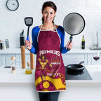 NRL Broncos Rugby Custom Apron Premiers Trophy Carn The Bronx - Aussie Hoodie