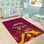 NRL Broncos Rugby Custom Area Rug Premiers Trophy Carn The Bronx - Aussie Hoodie