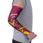 NRL Broncos Rugby Custom Arm Sleeves Premiers Trophy Carn The Bronx - Aussie Hoodie