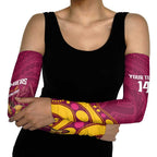NRL Broncos Rugby Custom Arm Sleeves Premiers Trophy Carn The Bronx - Aussie Hoodie