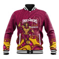 NRL Broncos Rugby Custom Baseball Jacket Premiers Trophy Carn The Bronx - Aussie Hoodie