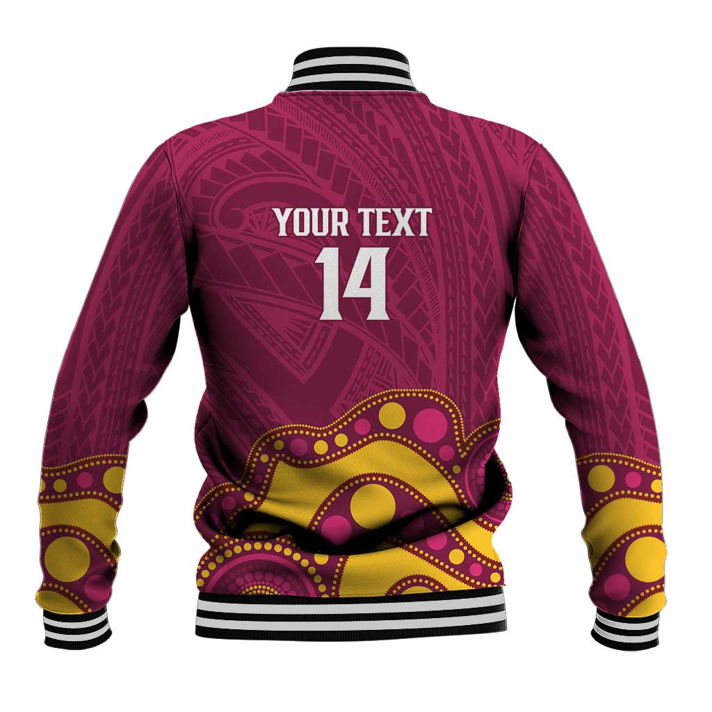 NRL Broncos Rugby Custom Baseball Jacket Premiers Trophy Carn The Bronx - Aussie Hoodie