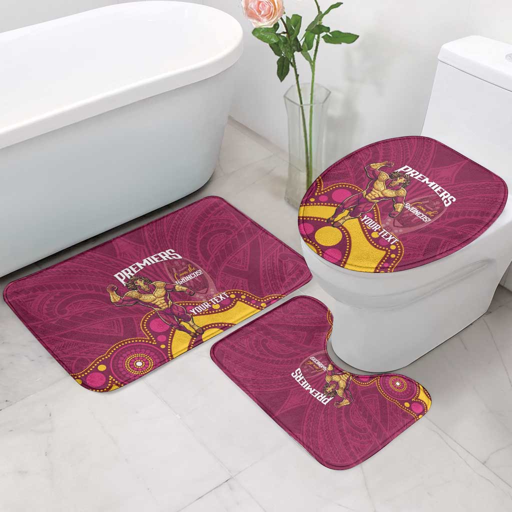 NRL Broncos Rugby Custom Bathroom Set Premiers Trophy Carn The Bronx - Aussie Hoodie