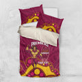 NRL Broncos Rugby Custom Bedding Set Premiers Trophy Carn The Bronx - Aussie Hoodie